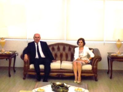 Turkish Foreign Minister Sinirlioğlu in the TRNC