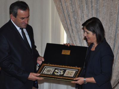 Siber receives Education Minister of Abkhazia Republic