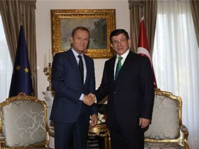 Davutoğlu discusses negotiation process with Tusk