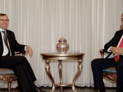 President Akıncı received Eide