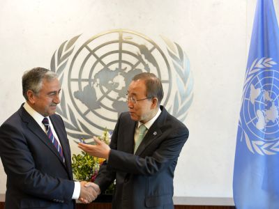 Akıncı will meet with Ban and Kerry