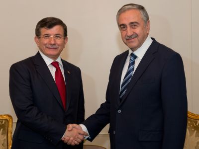 Akıncı met with Davutoğlu