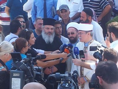Atalay and Hadjıonnas gave peace messages