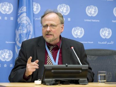 UN Special Rapporteur on freedom of religion or belief Bielefeldt is in the island