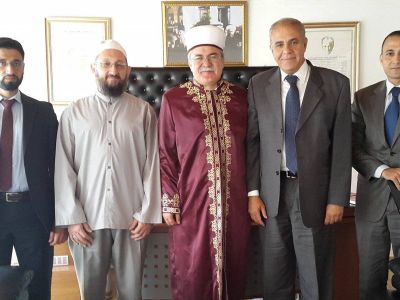 Egypt Ambassador Mubarak visited President of Religious Affairs Atalay