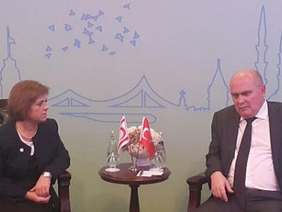Minister Emine Çolak meets with Foreign Minister Sinirlioğlu