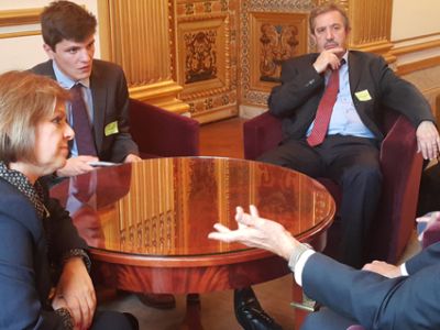 Çolak met with the representatives of French think-tank organizations