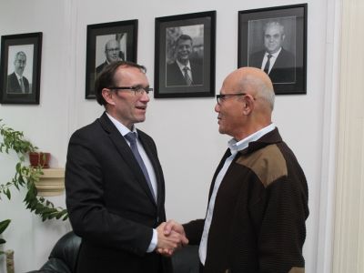 Eide visited Talat