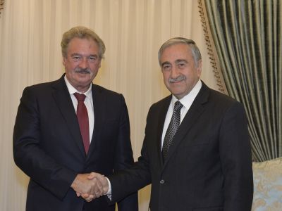 Akıncı met with Asselborn