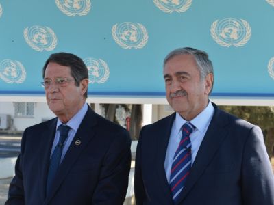 Leaders wished for peace and for the island`s reunification