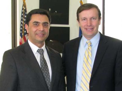 Foreign Minister Nami meets Senator Murphy
