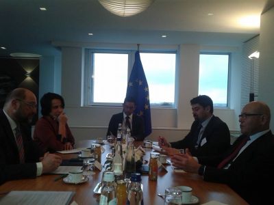 Talat met with Schulz