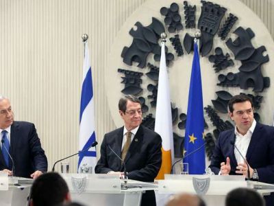 Close cooperation among South Cyprus, Israel and Greece