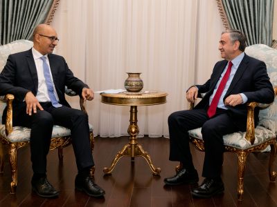 Akıncı met with EU Minister of France