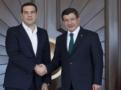 Davutoğlu met with Schulz and Çipras