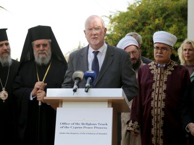 Cyprus can be a model for the coexistence between Muslims and Christians, Shaun Casey says
