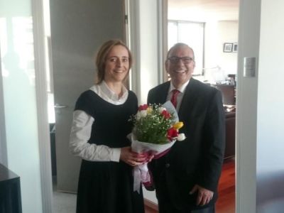 KTSO visited the Ambassadors of Holland and Italy