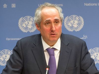 Discussions seem to be proceeding well, says Dujarric