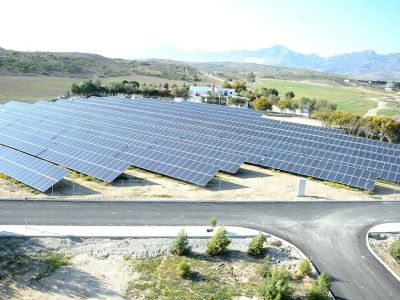 Greatest renewable energy project of North Cyprus at UKÜ