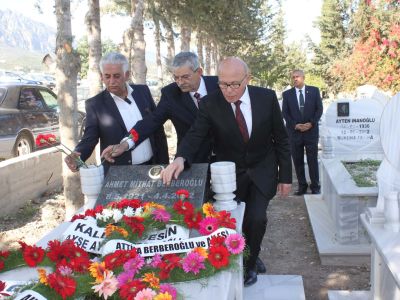 Berberoğlu was commemorated on the 14th anniversary of his death