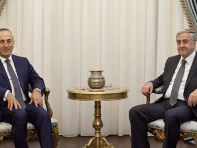 Akıncı and Özgürgün received Çavuşoğlu