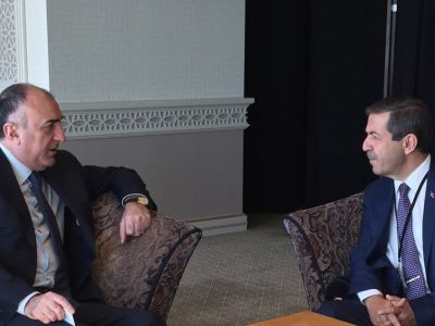 Ertuğruloğlu met with Azerbaijani Foreign Minister, Mammadiyarov