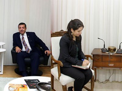 Foreign Minister Tahsin Ertuğruloğlu gave an interview to Al Jazeera Turk and The Economist