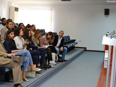 Foreign Minister Ertuğruloğlu gave a briefing to Dauphine University students