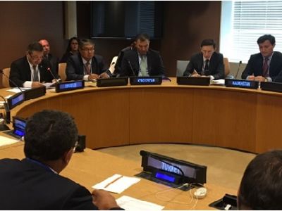 Ertuğruloğlu speaks at Economic Cooperation Organization (ECO) Council of Ministers Meeting