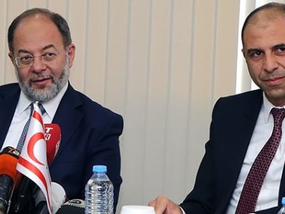 Deputy Prime Minister Özersay meets with Turkish Deputy Prime Minister Akdağ