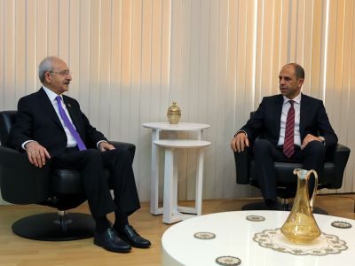 Minister Ozersay received Republican People’s Party President Kılıçdaroğlu