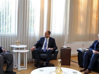 Özersay received a delegation from EMU Board of Trustees