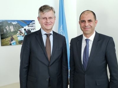 Özersay met with UN authorities in New York