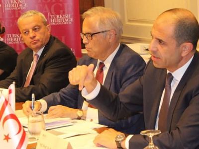 Özersay attended a meeting at the “Turkish Heritage Organisation