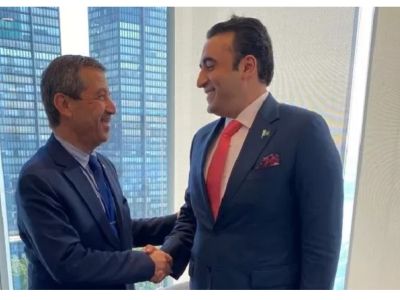 Foreign Affairs Minister Ertuğruloğlu met with Pakistani Foreign Minister Zardari