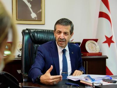 Foreign Minister Ertuğruloğlu gives interview to TAK