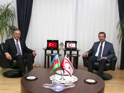 Foreign Minister Ertuğruloğlu receives Feyziyev