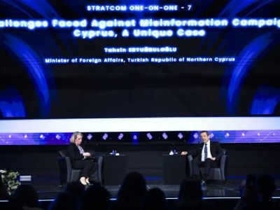 TRNC Foreign Minister Ertuğruloğlu speaks at Stratcom Summit’24