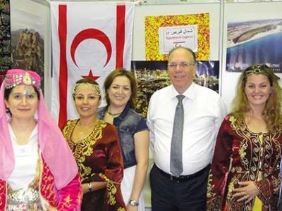 TRNC stand at “Qatar’s Women Association Bazaar” was opened (27-29 April 2014)