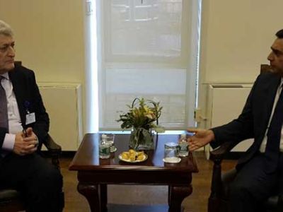 Foreign Minister Nami meets with Secretary General of ECO, Aleskerov